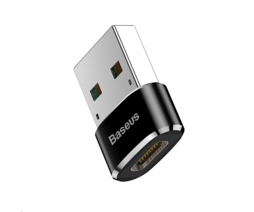 Baseus adaptér USB samec na USB-C samice 3A, OTG, černá