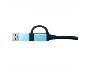 i-tec USB-C kabel na USB-C s integrovaným USB 3.0 Adaptérem