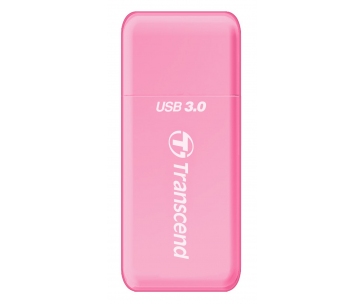 TRANSCEND Card Reader F5, USB 3.0, Red