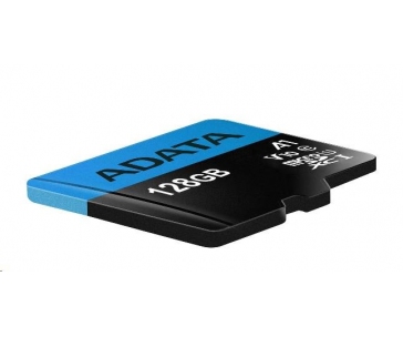 ADATA MicroSDXC karta 128GB Premier UHS-I Class 10 + adaptér